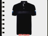 2015 Callaway Athletic Striped Mens Golf Polo Shirt Caviar Medium