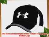 2015 Under Armour Renegade Stretch Fit Men's Golf Cap Black Medium/Large