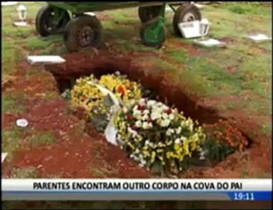 Confusão no cemitério