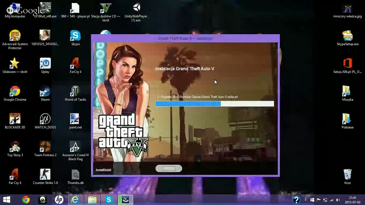 Zagrajmy w Gta 5 pc odc 0 instalacja