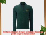 Callaway Golf 2014 Mens 1/4 Zip Heathered Mid Weight Fleece - Mallard Green - S