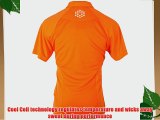 Puma Golf Mens Raglan Tech Polo Shirt 2013 Mens L Vibrant Orange Mens L Vibrant Orange