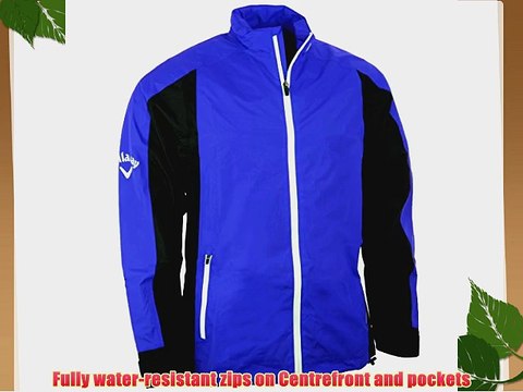 Callaway Golf 2014 Mens Green Grass 2.0 Waterproof jacket - Magnetic Blue - L