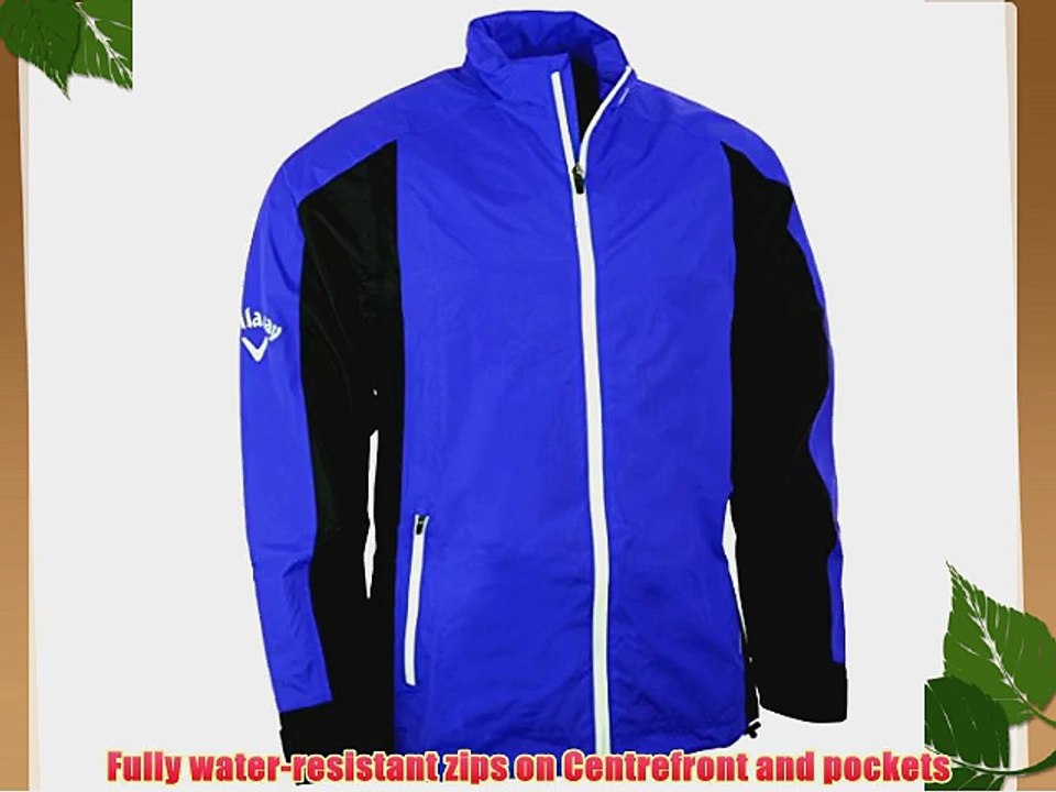 Callaway Golf 2014 Mens Green Grass 2.0 Waterproof jacket - Magnetic Blue - L