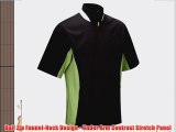 Stuburt Mens Sport Short Sleeve Wind Shirt 2013 Mens M Black/Green Mens M Black/Green