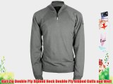 Stuburt Men's Essentials 1/2 Zip Lined Sweater - Mercury Marl Large