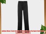 adidas Mens Tech Stretch Fit Climalite Zip Fly Sport Golf Pants Trousers Black 38W R