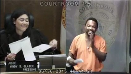 Former Middle School Classmates Share An Emotional Reunion In Court As Judge And Defendant!