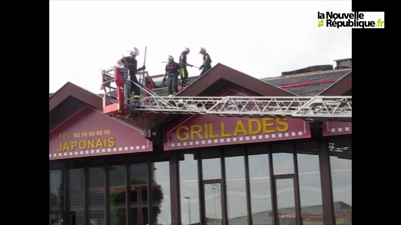 VIDEO. Incendie au restaurant Chinatown de Châteauroux