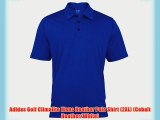 Adidas Golf Climalite Mens Heather Polo Shirt (2XL) (Cobalt Heather/White)