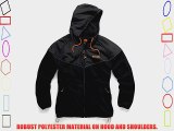 Scruffs Men's Active Hooded Zip Thru Fleece Work Jacket - Black XX-Large