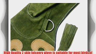 Ladies High Quality Soft Suede Leather Falconry Gloves. Size Medium.