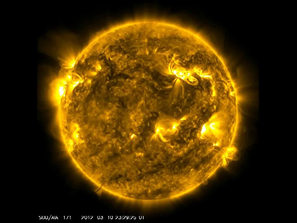 Alien UFO Space Station Captured Near Sun (2012)