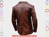 AZ Latest Men's Genuine Leather Blazer Made of Soft Leather Designer Style in brow and black