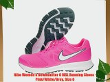 Nike Women's Downshifter 6 MSL Running Shoes - Pink/White/Grey Size 6
