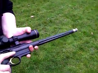 Browning Buckmark .22 Long Barrel Pistol.