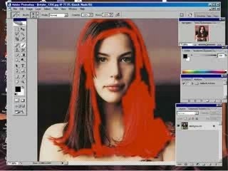 Tuto Photoshop - change hair colors