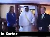 Amer Qatar and Sa7eb aljazera امير قطر و صاحب قناة الجزيرة مع ليفي وزيرة الخارجية الاسرائيلية