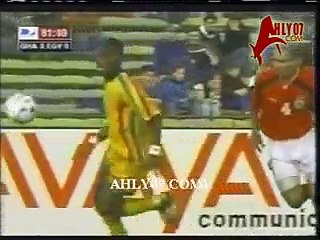 أهداف مباراة مصر 0 - 2 غانا قبل نهائي مونديال الشباب بتاريخ 4 يوليو 2001