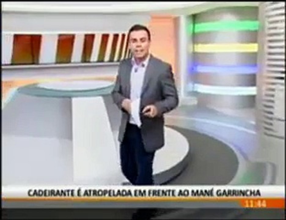 Cadeirante atropelada