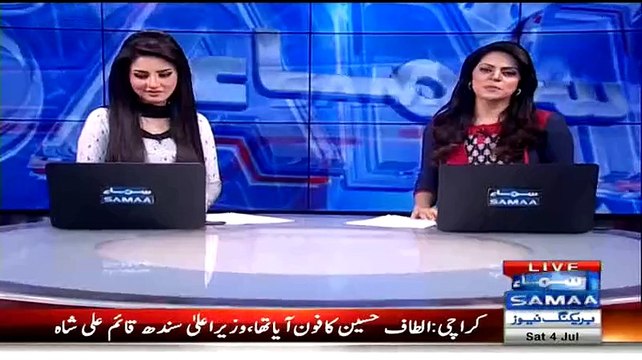 Altaf Hussain was very hyper during telephonic conversation:- Qaim Ali Shah