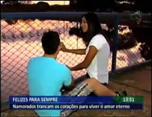 Namorados apaixonados