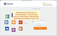 How to Backup Hotmail Emails into the Local Machine