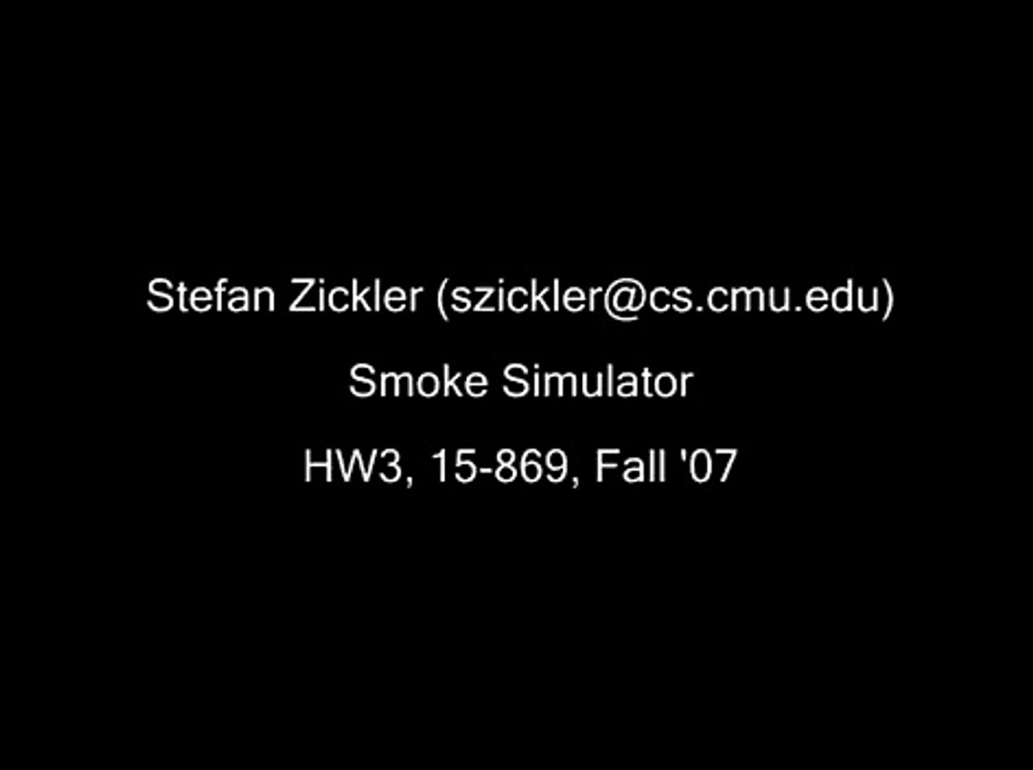 ⁣Smoke Simulator