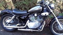 Yamaha XV 125ccm Virago Bobber Custom Straight Cut Harley Davidson pipes exhaust sound no SPORTSTER