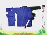 M.A.R International Judo Uniform GI Suit Outfit Clothing Gear Bjj Jujitsu Black 130CM