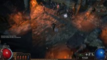 Path of Exile - Level 14 Duelist using Flicker Strike and Double Strike