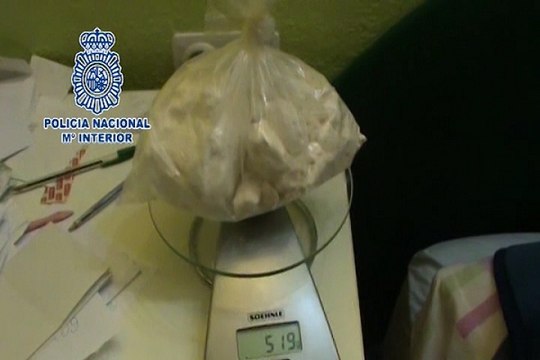 Desarticulado un laboratorio de cocaína en Madrid