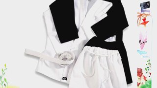Karate White Heavyweight Black 16oz Uniform - 4/170cm