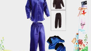 Tai Chi Black Genuine Silk Uniform Suit - 5/180cm