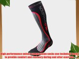 BULK BUY 2 x Pairs Black Medium SOCKS - VeloChampion Compression Sports Socks - Black - For