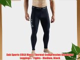 Sub Sports COLD Men's Thermal Compression Baselayer Leggings / Tights - Medium Black