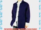 Premium Linen Blue Kung Fu Martial Arts Tai Chi Jacket Coat L