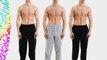 Set Of 3 Colours Mens/Gentlemens Sportswear Poly/Cotton Fleece Jogging Bottoms With Elasticated