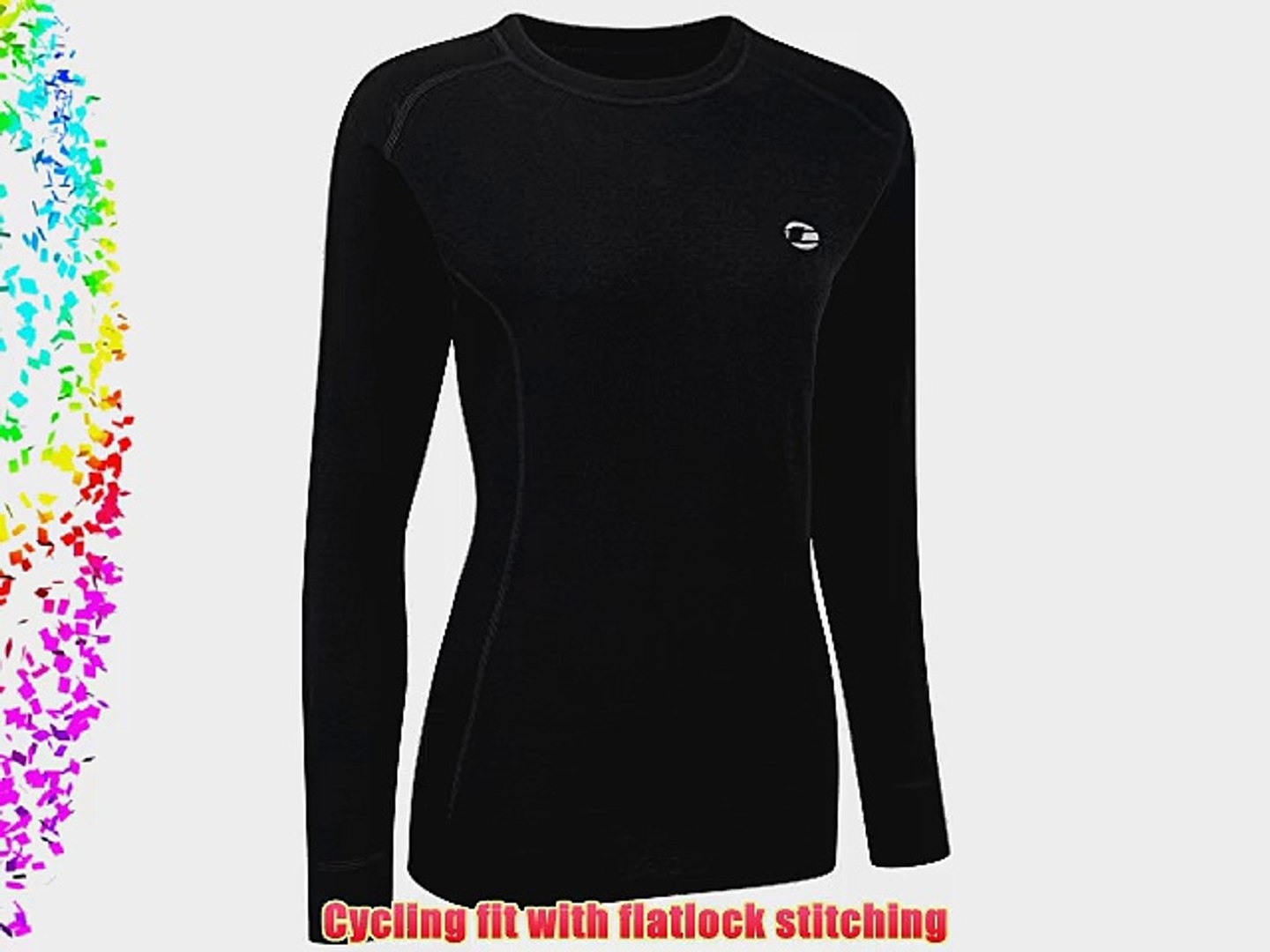 ⁣Tenn Unisex L/S Regulator Merino Wool Cycling Base Layer - Black - XL/22
