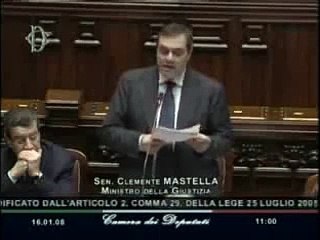Discorso di Clemente Mastella alla Camera