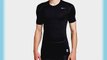 Nike Men's Core Compression 2.0 Short Sleeve Shirt-Black/Cool Grey Small