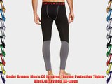Under Armour Men's CG Infrared Thermo Protection Tights - Black/Risky Red XX-Large