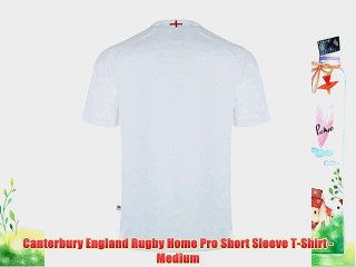 Canterbury England Rugby Home Pro Short Sleeve T-Shirt - Medium