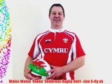 Wales Welsh 'Hakka' Childrens Rugby Shirt -size 5-6y sb