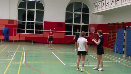 Badminton Damendoppel ETV Training