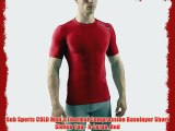 Sub Sports COLD Men's Thermal Compression Baselayer Short Sleeve Top - X-Large Red