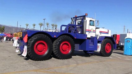 Loading-Up The Huge Kenworth At The End of Truckin' For Kids 2013