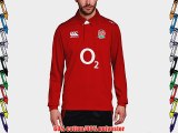 Canterbury Men's England ALT Classic Long Sleeve Rugby Jersey - Crimson Red XX-Large