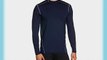 Under Armour Men's Evo CG Long Sleeve Mock Fitted Protection Layer - Midnight Navy/Steel Large