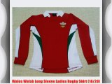 Wales Welsh Long Sleeve Ladies Rugby Shirt (18/20)